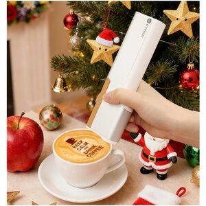 White Handheld Latte Art Printer - White